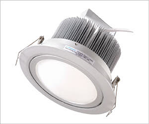 Schneider Luxor 135 9 Watt LED Einbauleuchte silber