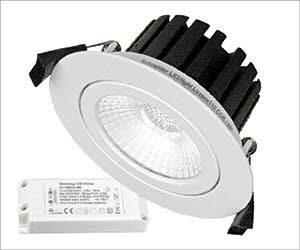 Schneider Luxern110 COB 8.0W LED Einbaustrahler Weiss